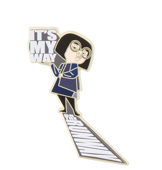 Disney Parks The Incredibles Edna Pin It's My Way New with Card