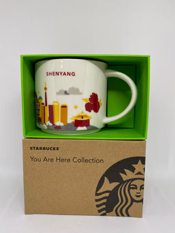 Starbucks You Are Here Collection Shenyang China Ceramic Coffee Mug New With Box