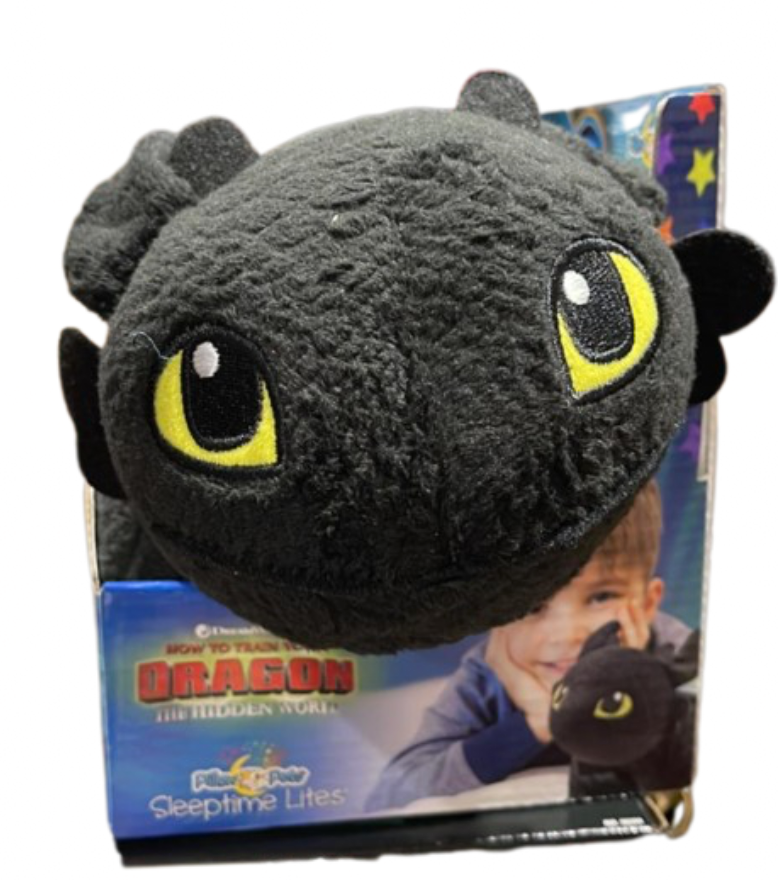 Universal Studios How To Train Your Dragon Toothless Sleeptime Lites New W Tag
