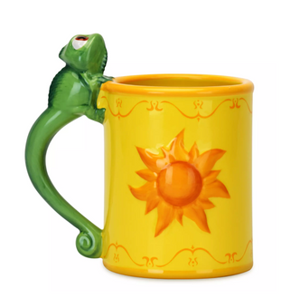 Disney Parks Tangled Rapunzel Pascal Handle Mug New