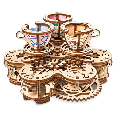 Disney Parks Mad Tea Party Attraction Puzzle by UGears New with Box