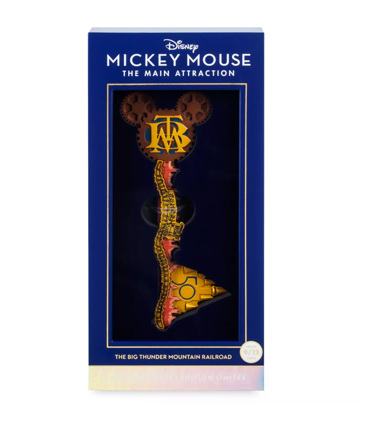 Disney 50th Mickey The Main Attraction Big Thunder Mountain Railroad Key New