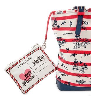 Disney Parks Mickey & Minnie Sweethearts Tote New with Tags