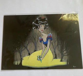 Disney Make a Wish Take a Bite By Stefani Rabideaux Postcard Wonderground New