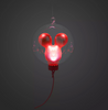Disney Sketchbook Mickey Red Balloon Light-Up Christmas Tree Ornament New w Tag