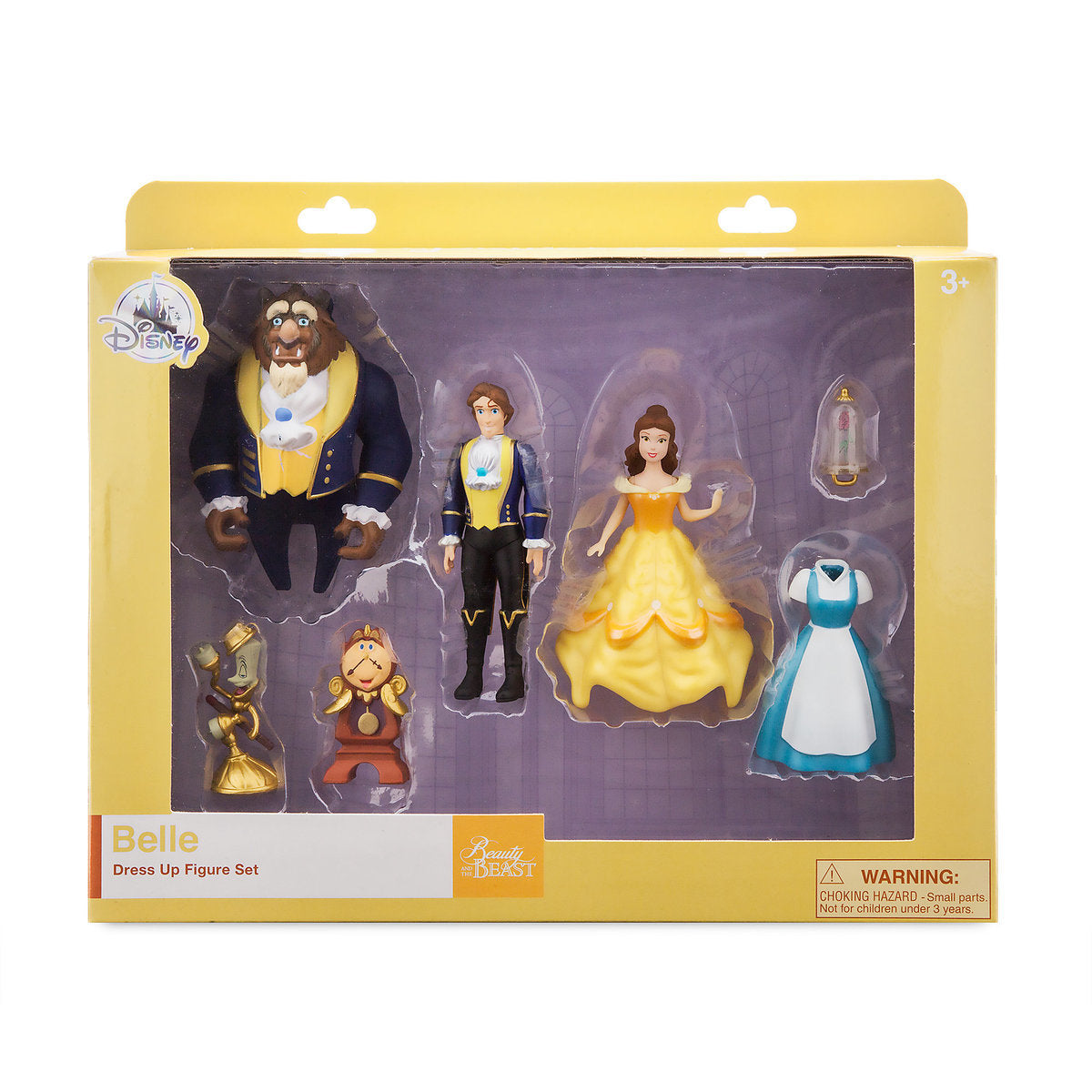 Disney Parks Belle Dress Up Figure Set New with Box