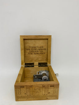 Disney Parks Star Wars Galaxy's Edge Darth Vader Imperial March Music Box New