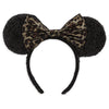 Disney Parks Minnie Mouse Leopard Ear Headband New with Tags