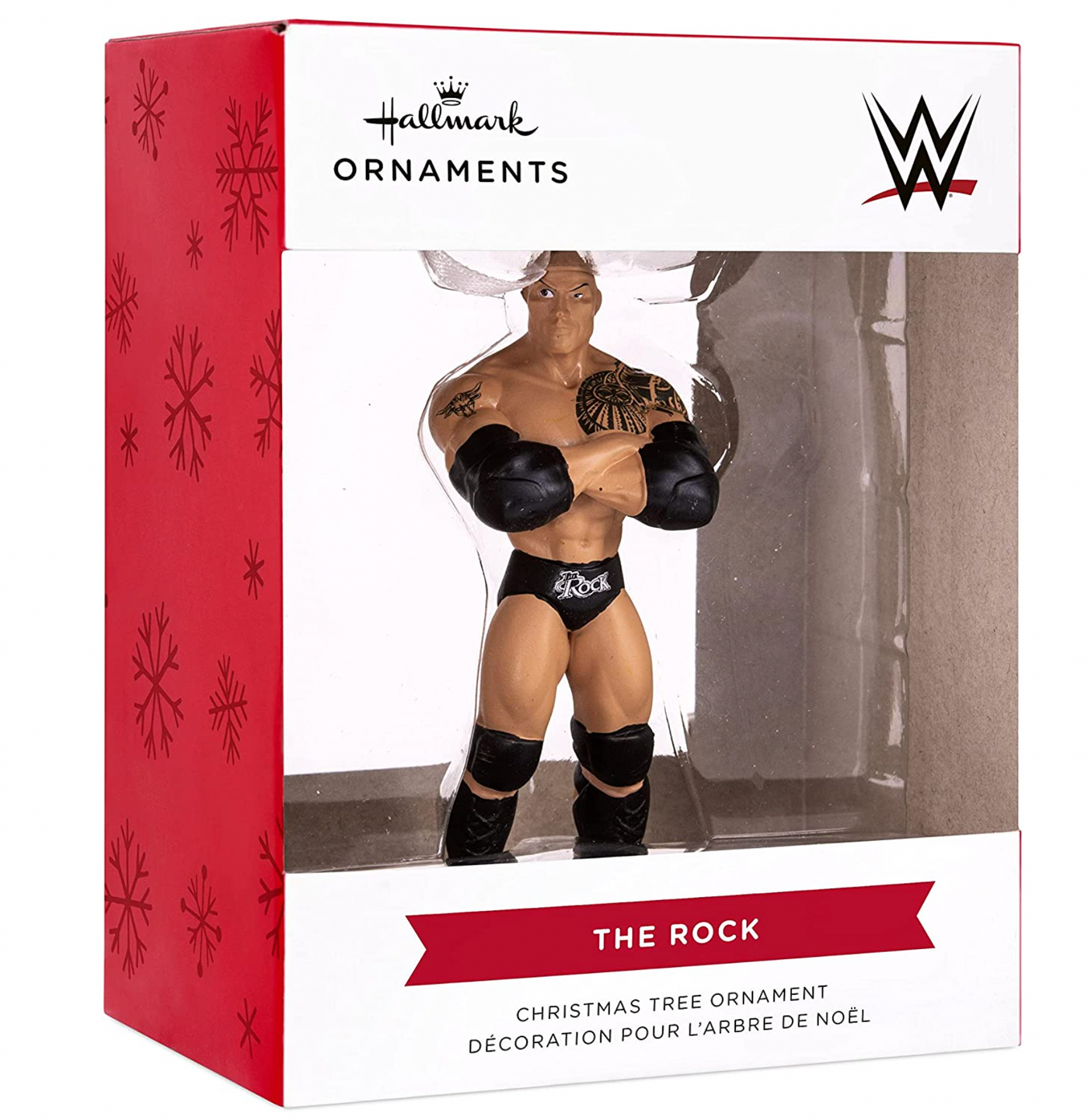 Hallmark WWE The Rock Christmas Ornament New with Box