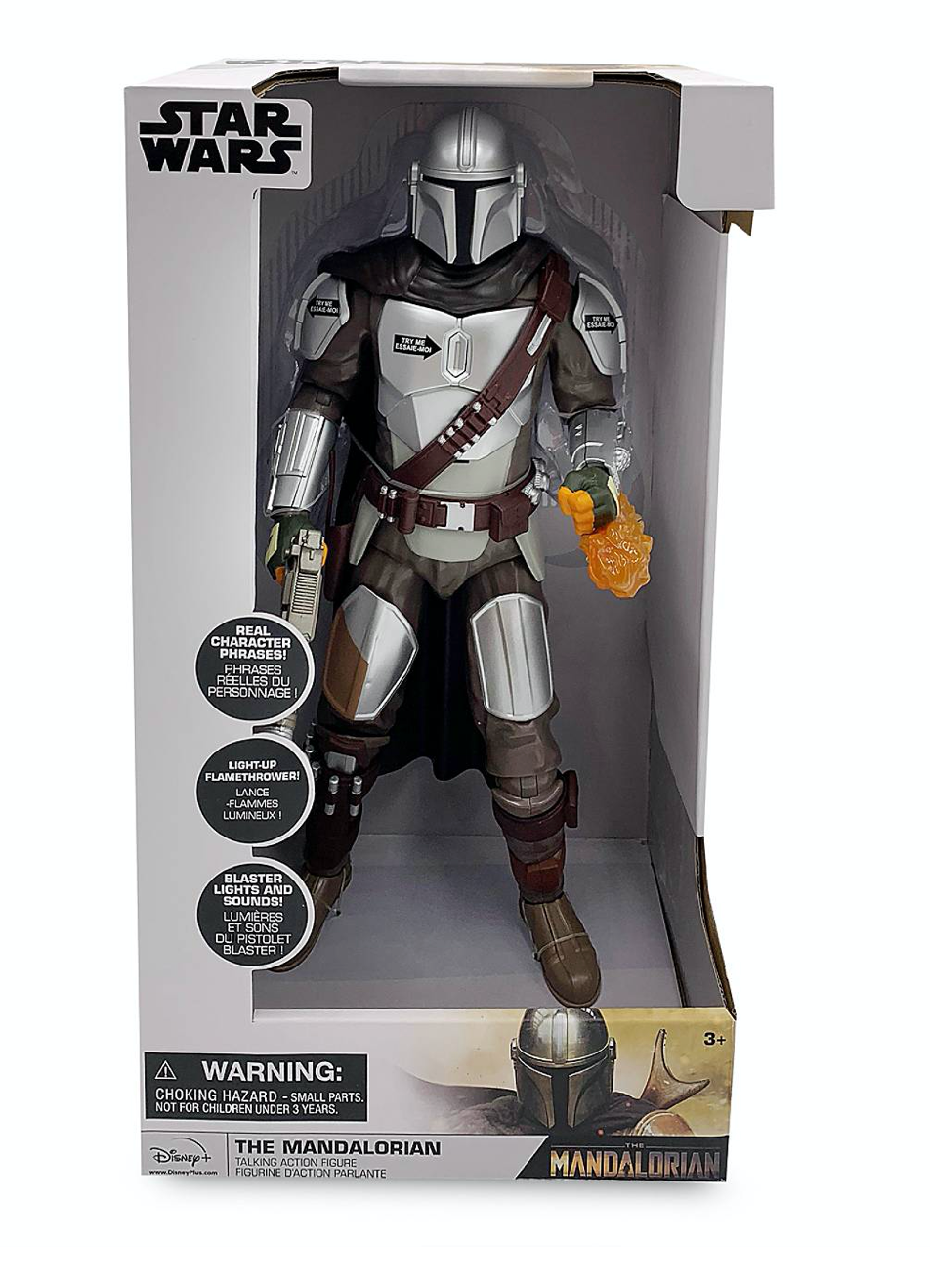 Disney Star Wars The Mandalorian Talking Action Figure New with Box