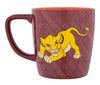Disney Parks The Lion King Simba Brave Personality Ceramic Coffee Mug New