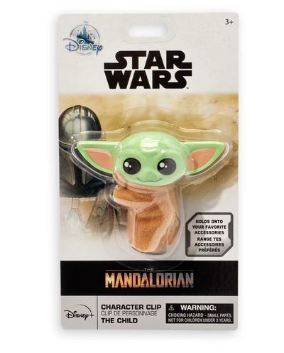 Disney Parks Star Wars The Mandalorian The Child Character Clip New with Card