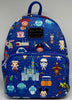 Disney Parks Characters And Attractions Mini Backpack New with Tags
