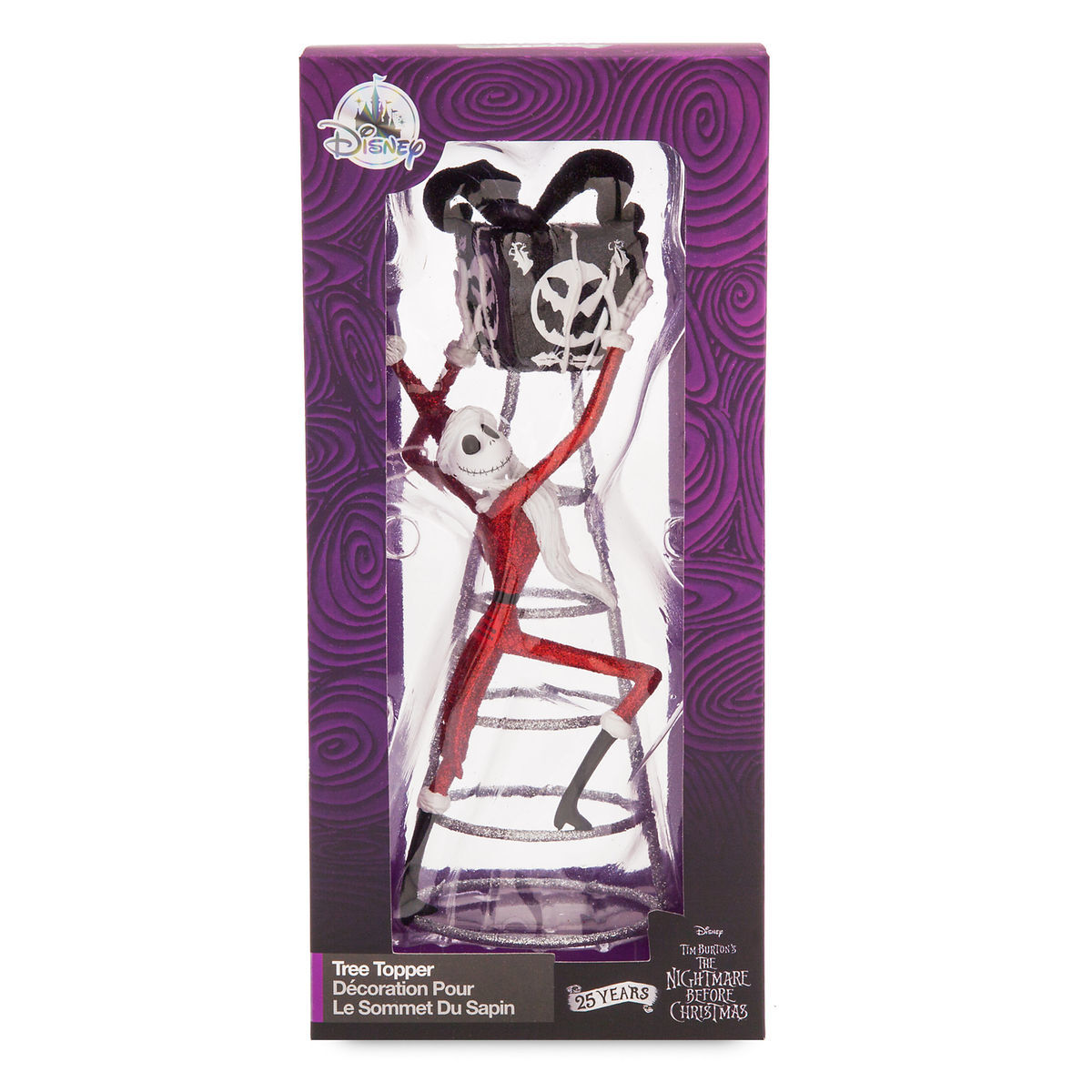 Disney Jack Skellington Tree Topper Nightmare Before Christmas New with Box