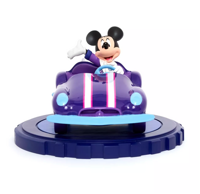 Disney 30th Disneyland Paris Mickey in Racecar Figurine New with Box