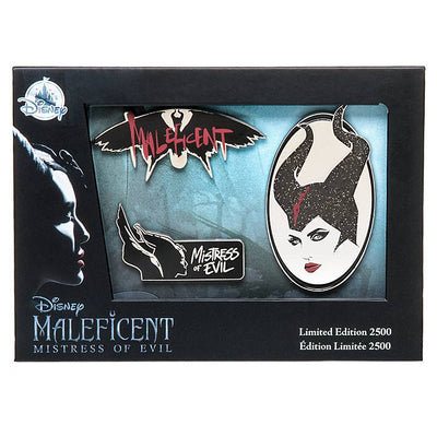 Disney Maleficent: Mistress of Evil Pin Set Limited Edition New with Box