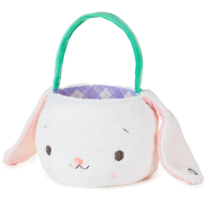 Hallmark Bunny Musical Easter Plush Basket With Motion New With Tag