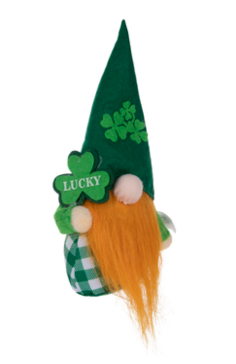 Hobby Lobby St. Patrick's Day Gnome With Beard Shamrock Lucky New with Tag