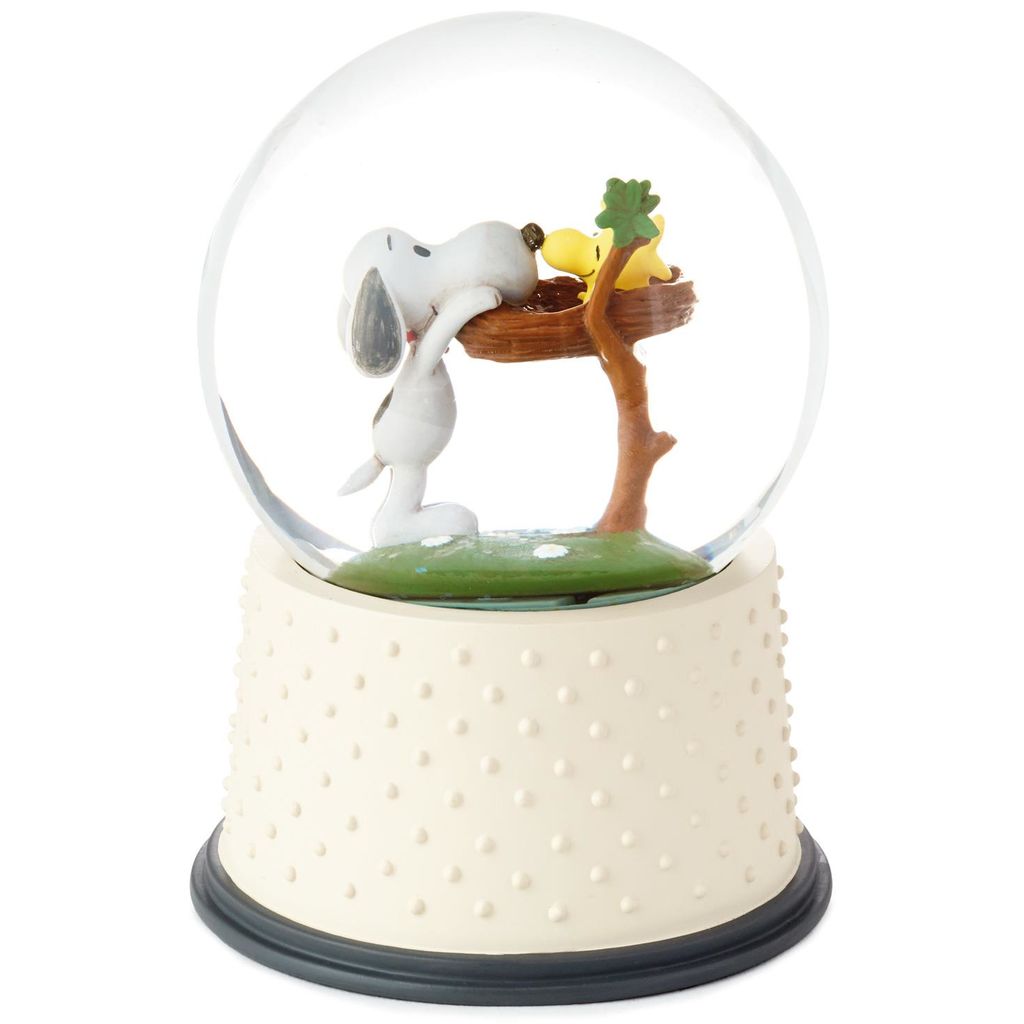 Hallmark Peanuts Life's an Adventure Resin Snow Globe New