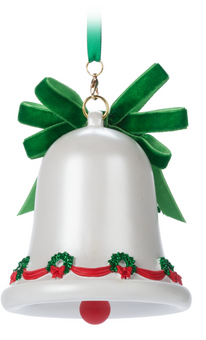 Disney Sketchbook Santa Minnie Mouse Bell Christmas Ornament New With Tag