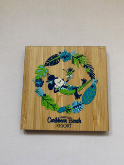 Disney Parks Caribbean Beach Resort Mickey Wood Magnet New