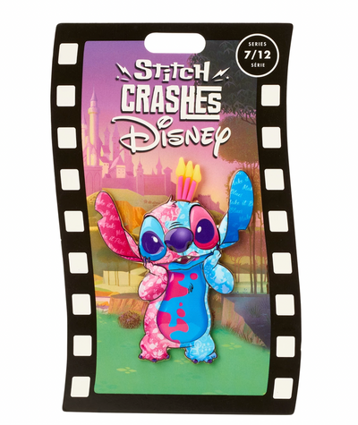 Disney Stitch Crashes Sleeping Beauty Aurora Pin Limited New with Card