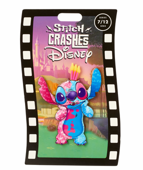 Disney Stitch Crashes Sleeping Beauty Aurora Pin Limited New with Card