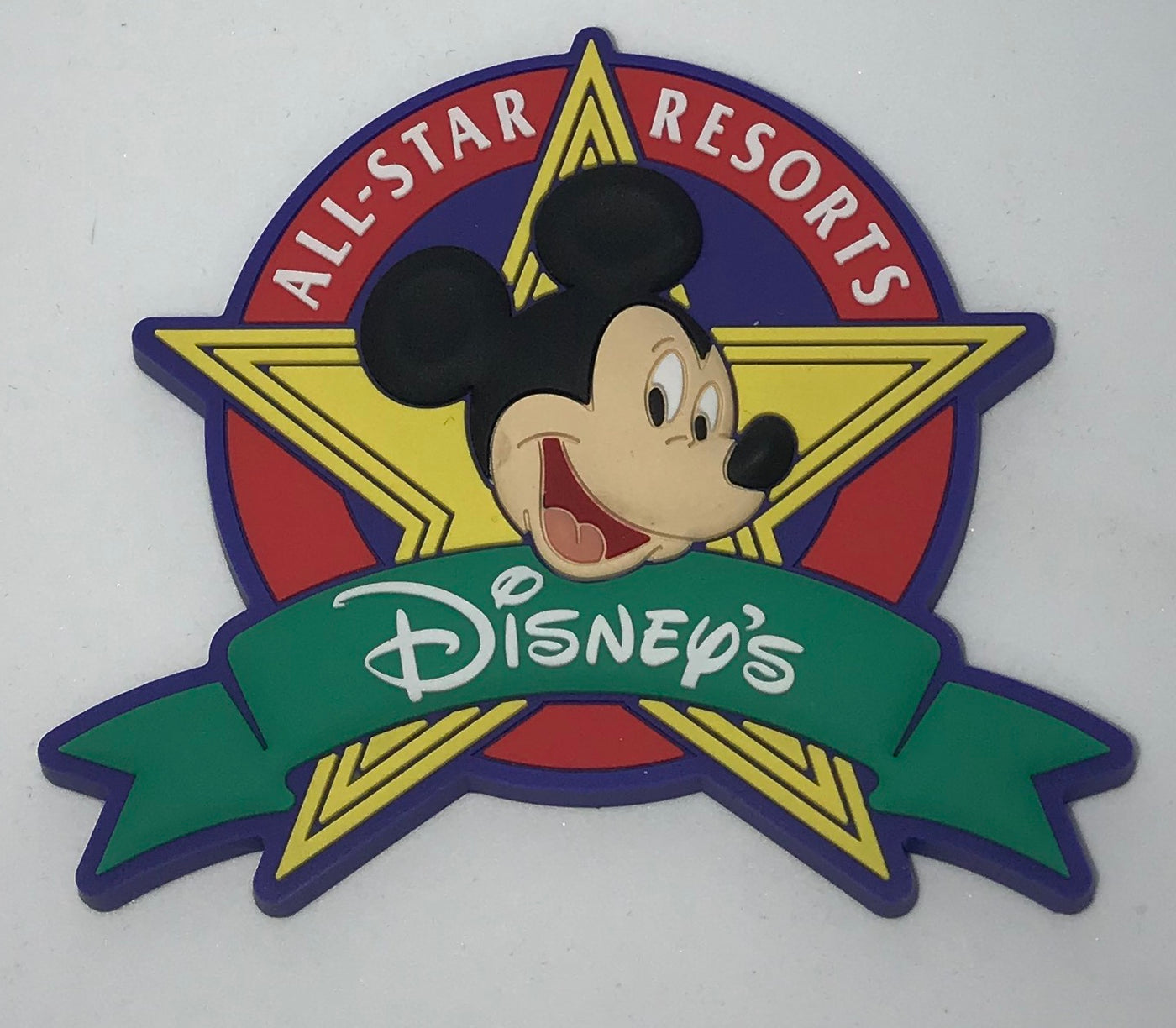 Disney Parks All Star Sports Music Movies Resort Mickey Face Magnet New