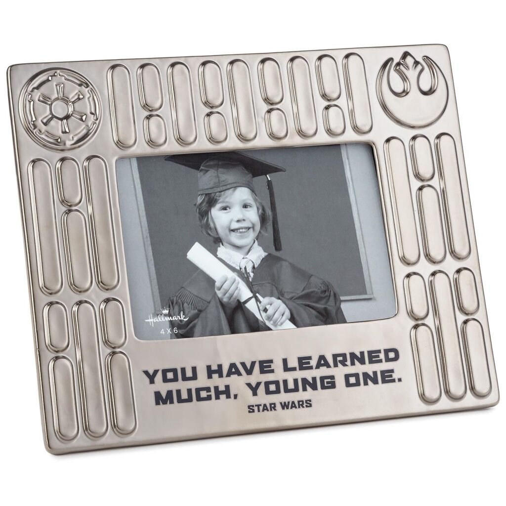 Hallmark Star Wars You Have Learned Much Young One Picture Photo Frame 4x6 New