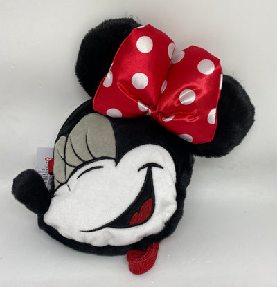 Disney Parks Minnie with Box Wristlet Bag Wallet Plush New with Tag