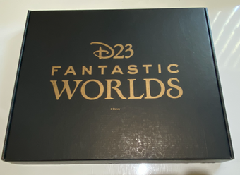 Disney D23 Fantastic Worlds Fan Club Exclusive Collector Box New with Box