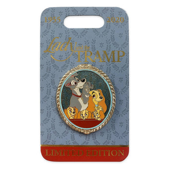 Disney Lady and the Tramp Family Portrait Pin Limited Edition New with Card