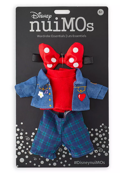 Disney NuiMOs Collection Outfit Denim Jacket and Pants Set Heart New with Card