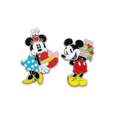Disney Mickey and Minnie Couples Pin Set Keep One Share One New with Card