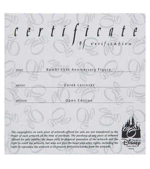 Disney Parks 75th Bambi by Derek Lesinski Resin Figurine New with Box