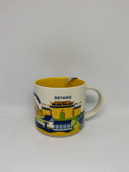 Starbucks You Are Here Collection Deyang China Ceramic Coffee Mug New With Box
