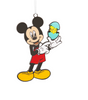 Hallmark Mickey and Easter Egg Metal Christmas Ornament New with Card