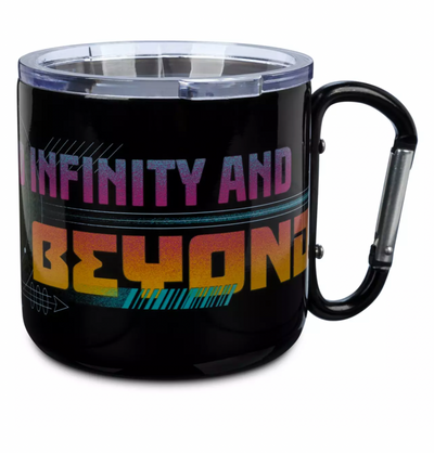 Disney Pixar Buzz Lightyear To Infinity and Beyond Stainless Steel Mug New