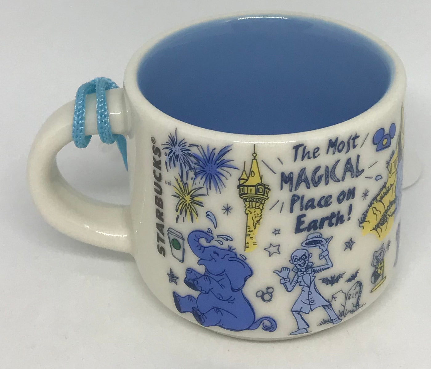 Disney Parks Starbucks Been There Magic Kingdom Coffee Mug Ornament New with Box