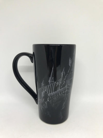 Universal Studios Wizarding Harry Potter Hogwarts Castle Sketch Latte Mug New