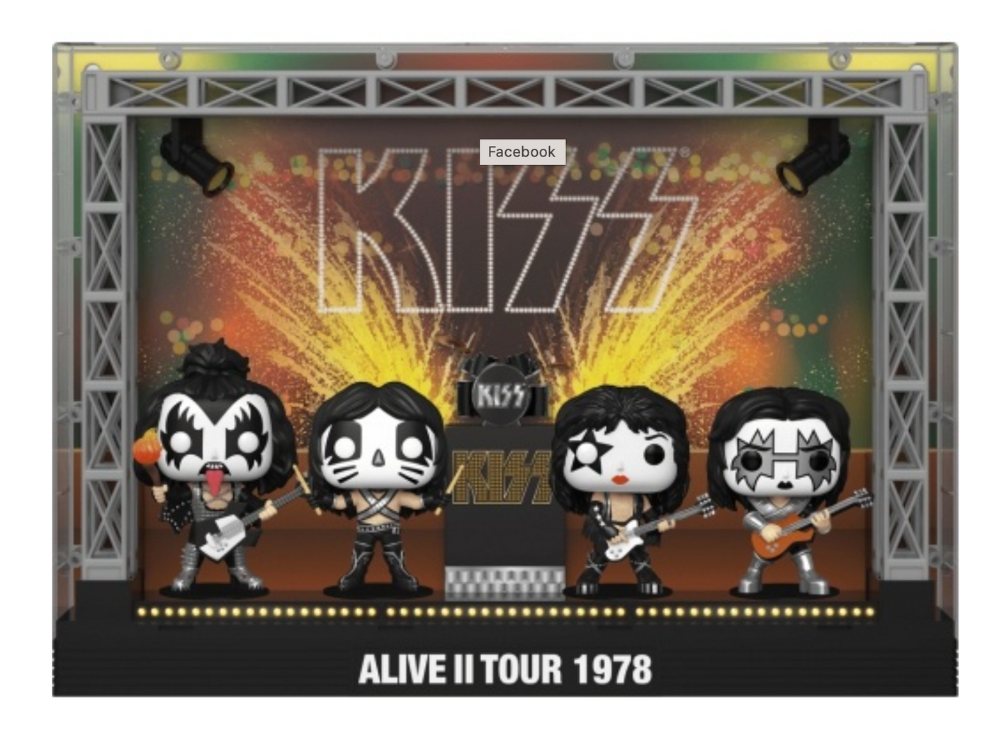 Funko POP KISS: Alive II Tour 1978 Figure New With Box