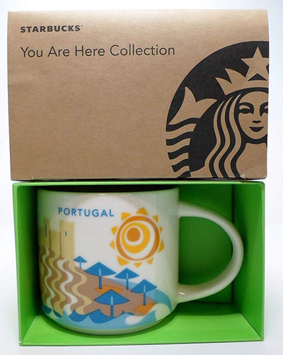 Starbucks You Are Here Collection Portugal Ceramic Coffee Mug New with Box