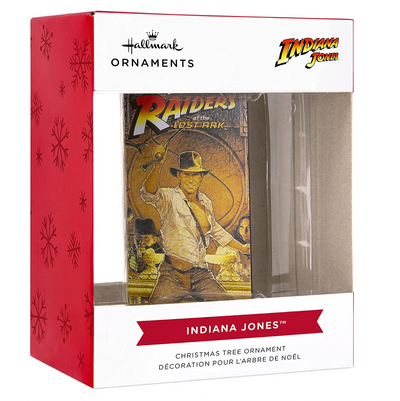 Hallmark Indiana Jones Movie Retro VHS Christmas Ornament New With Box