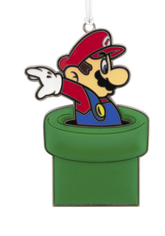 Hallmark Nintendo Super Mario Metal Christmas Ornament New with Tag