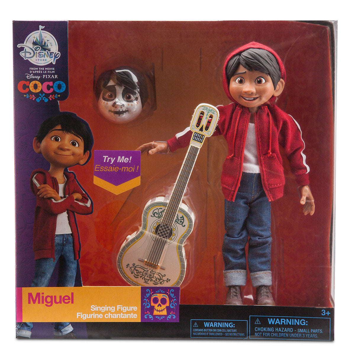 Disney Pixar Coco Miguel Singing Figure New with Box