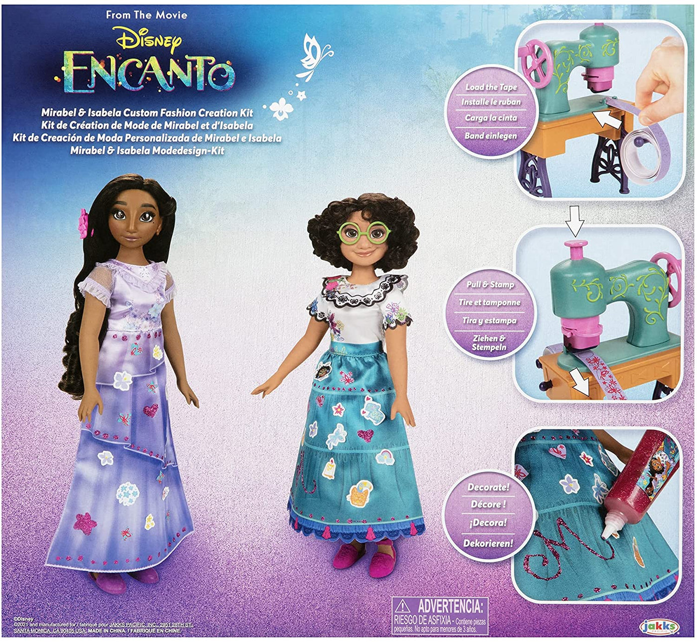 Disney Encanto Mirabel and Isabela Custom Fashion Creation Kit Toy New with Box