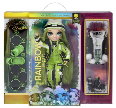 Rainbow High Winter Break Jade Hunter Fashion Doll Toy New With Box