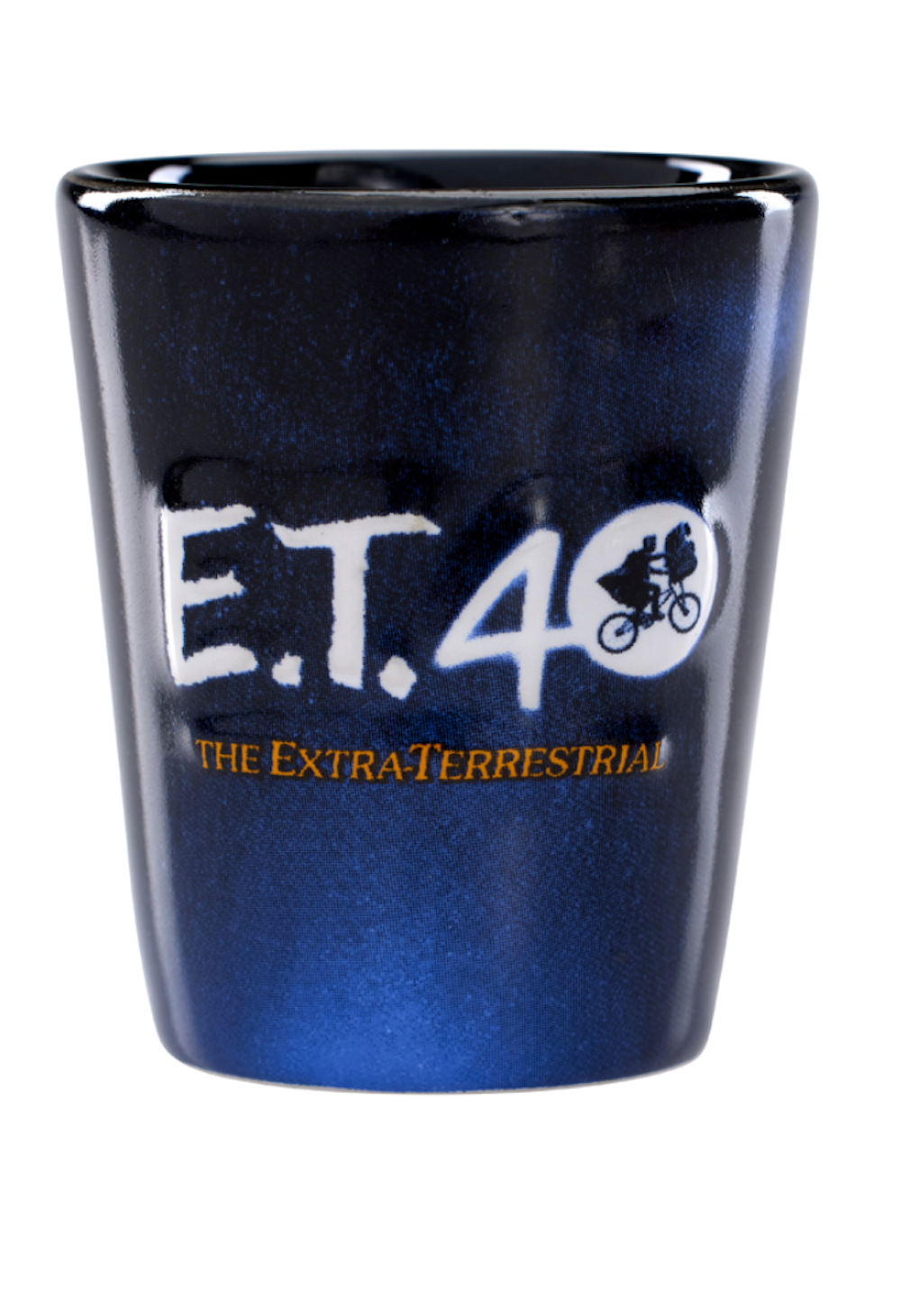 Universal Studios 40th Anniversary E.T. Extra Terrestrial Ceramic Shot Glass New
