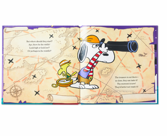 Hallmark Halloween Peanuts The Legend of Blackbeagle the Pirate Pop-Up Book New