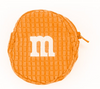M&M's World Orange Logo Coin Purse Plush New with Tags